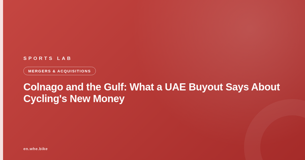 Colnago and the Gulf: What a UAE Buyout Says About Cycling's New Money