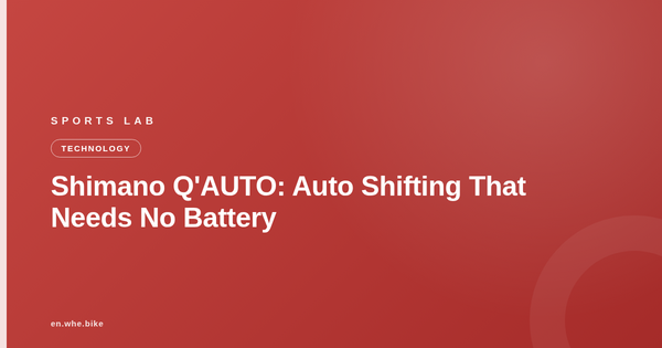 Shimano Q'AUTO: Auto Shifting That Needs No Battery